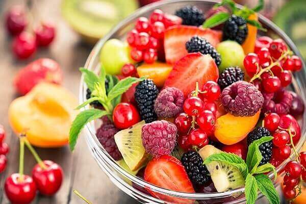 đồ ăn vặt healthy trái cây
